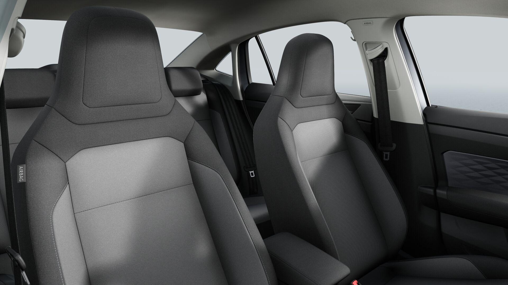 Volkswagen Virtus Trendline — Salón: asientos e interior del Virtus