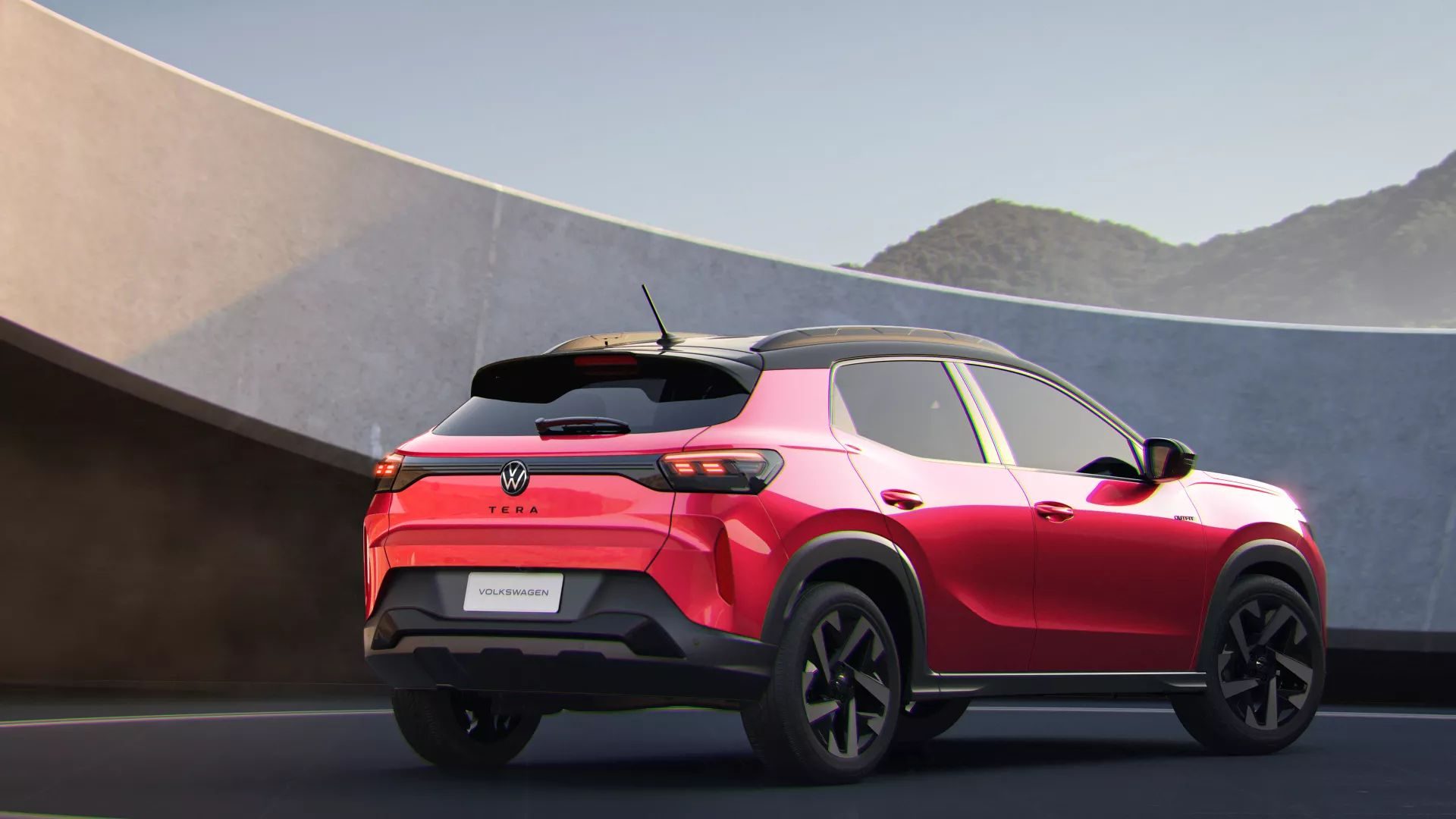 Volkswagen Tera Comfortline — Vista trasera del Volkswagen Tera